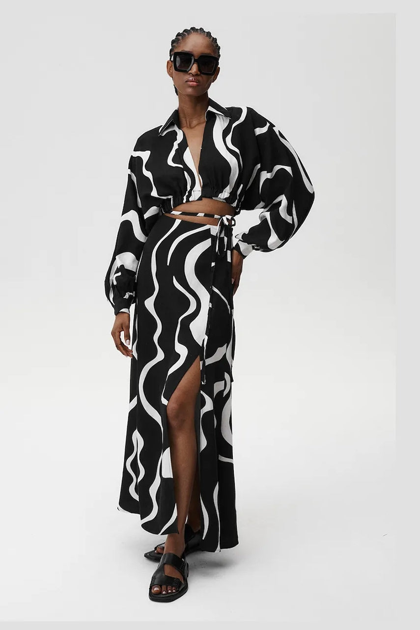 Srajca s primesjo lanu Undress Code Mamma Mia Shirt 905