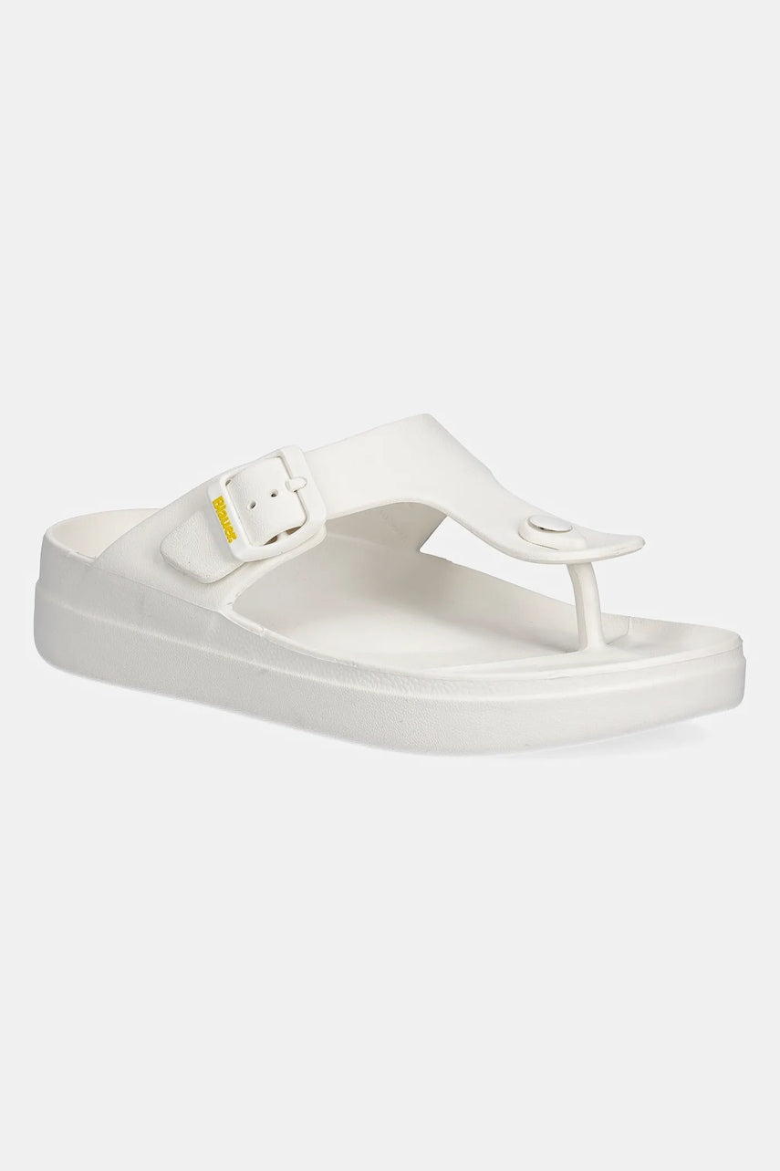 Japanke Blauer NOMA za žene, boja: bijela, ravni potplat, S5NOMA02