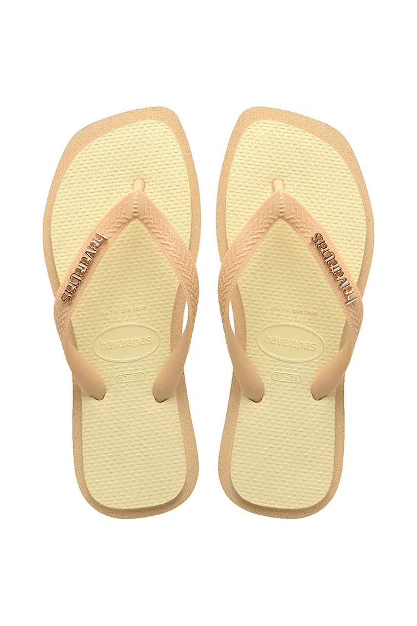 Japanke Havaianas TOP SQUARE FUSION za žene, boja: bež, 4149944.0570