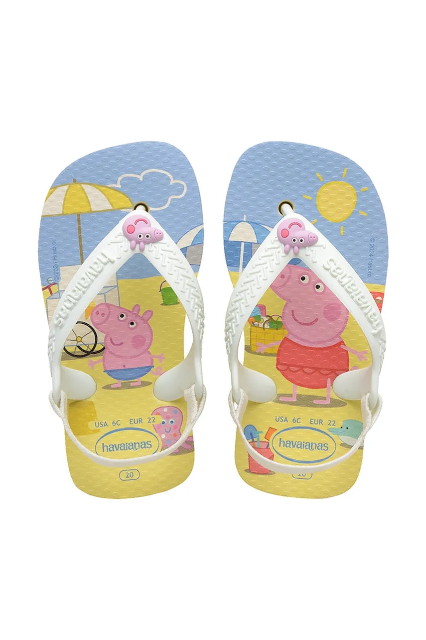 Dječje japanke Havaianas BABY PEPPA PIG boja: žuta, 4145980