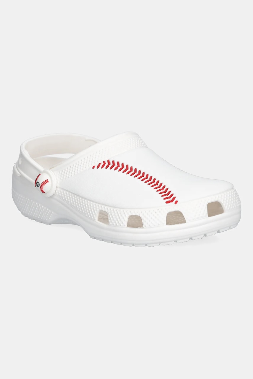 Dječje natikače Crocs CLASSIC BASEBALL CLOG KIDS boja: bijela, 211259