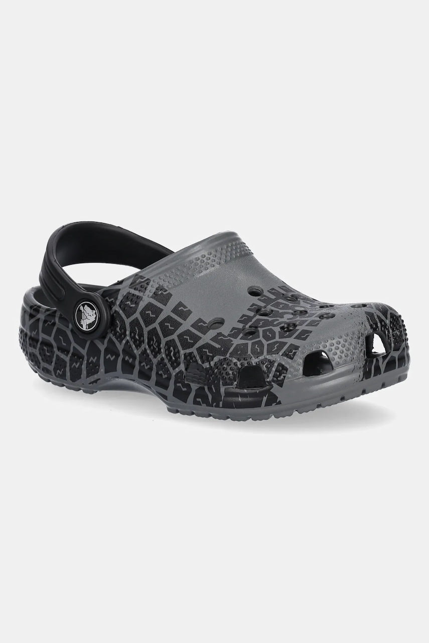 Dječje natikače Crocs CLASSIC TIRE PRINT CLOG KIDS boja: siva, 211261