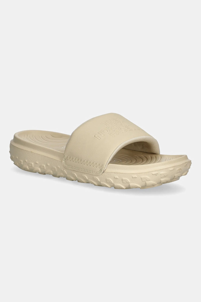 Natikači The North Face Never Stop Cush Slide zelena barva, NF0A8A9069Y1
