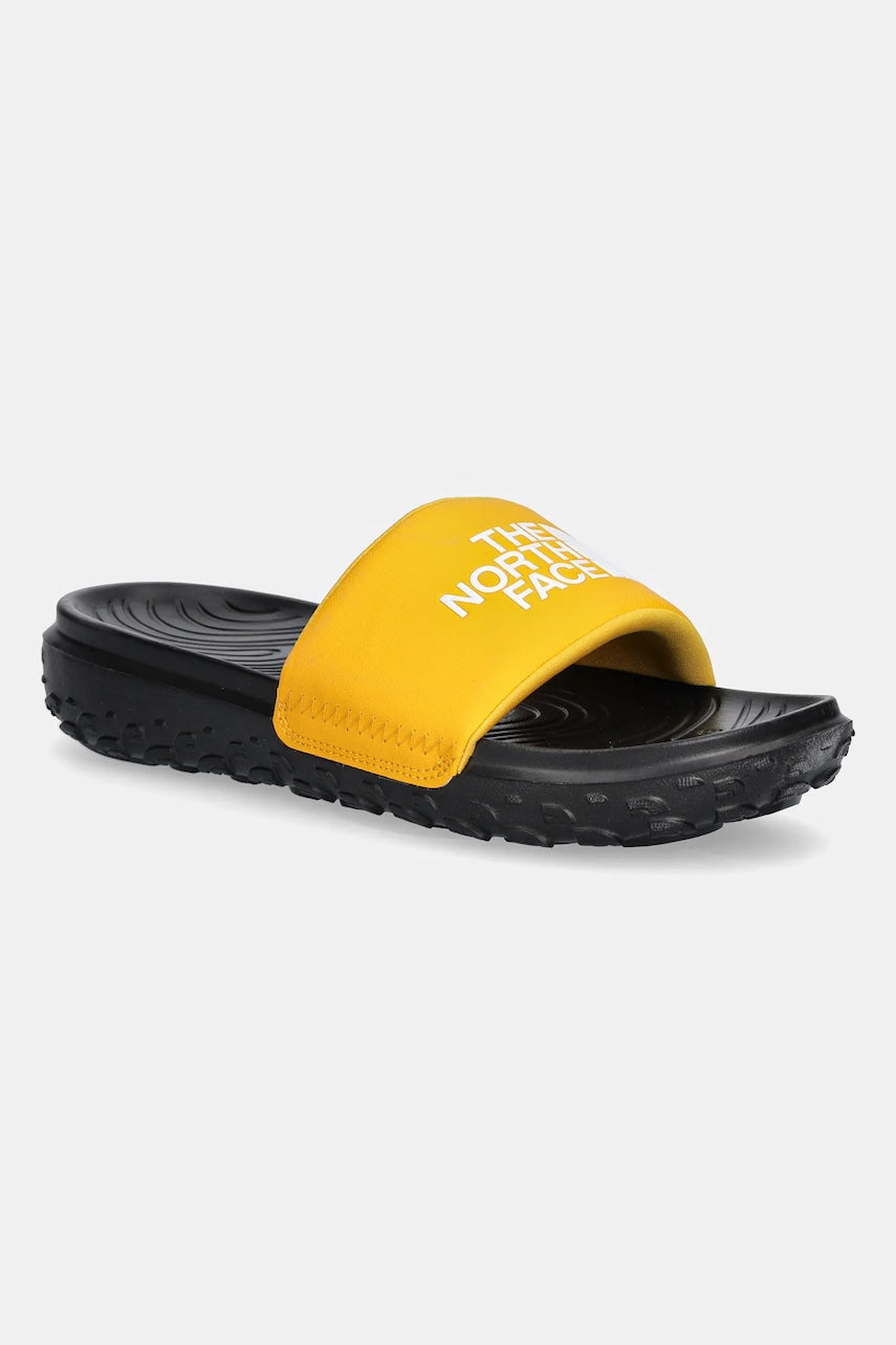 Natikači The North Face Never Stop Cush Slide rumena barva, NF0A8A90ZU31