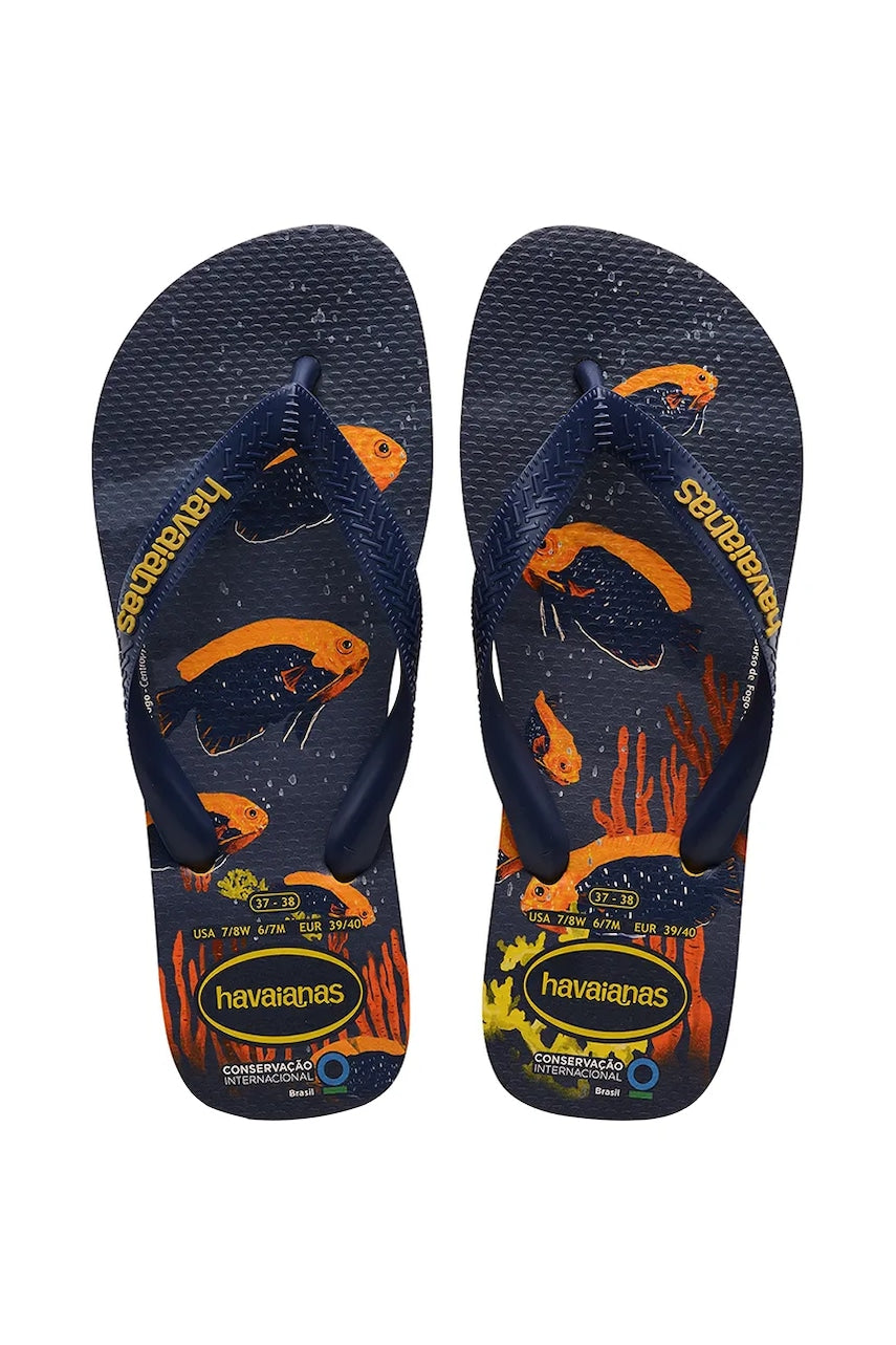 Japanke Havaianas CONSERVATION INTERNATIONAL POP boja: tamno plava, 4119507-1740