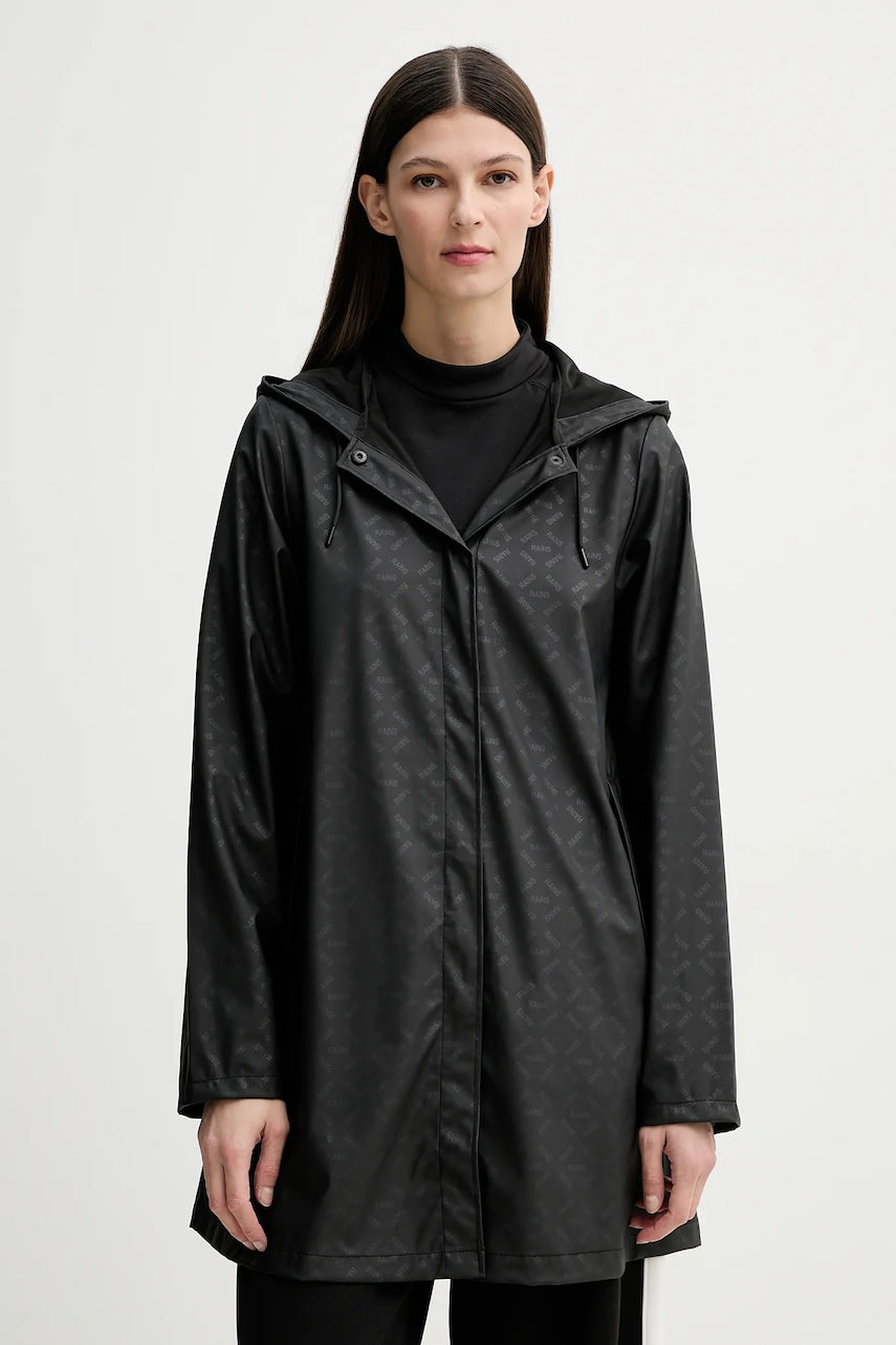 Jakna Rains A-Line W Jacket W3 črna barva, 18050