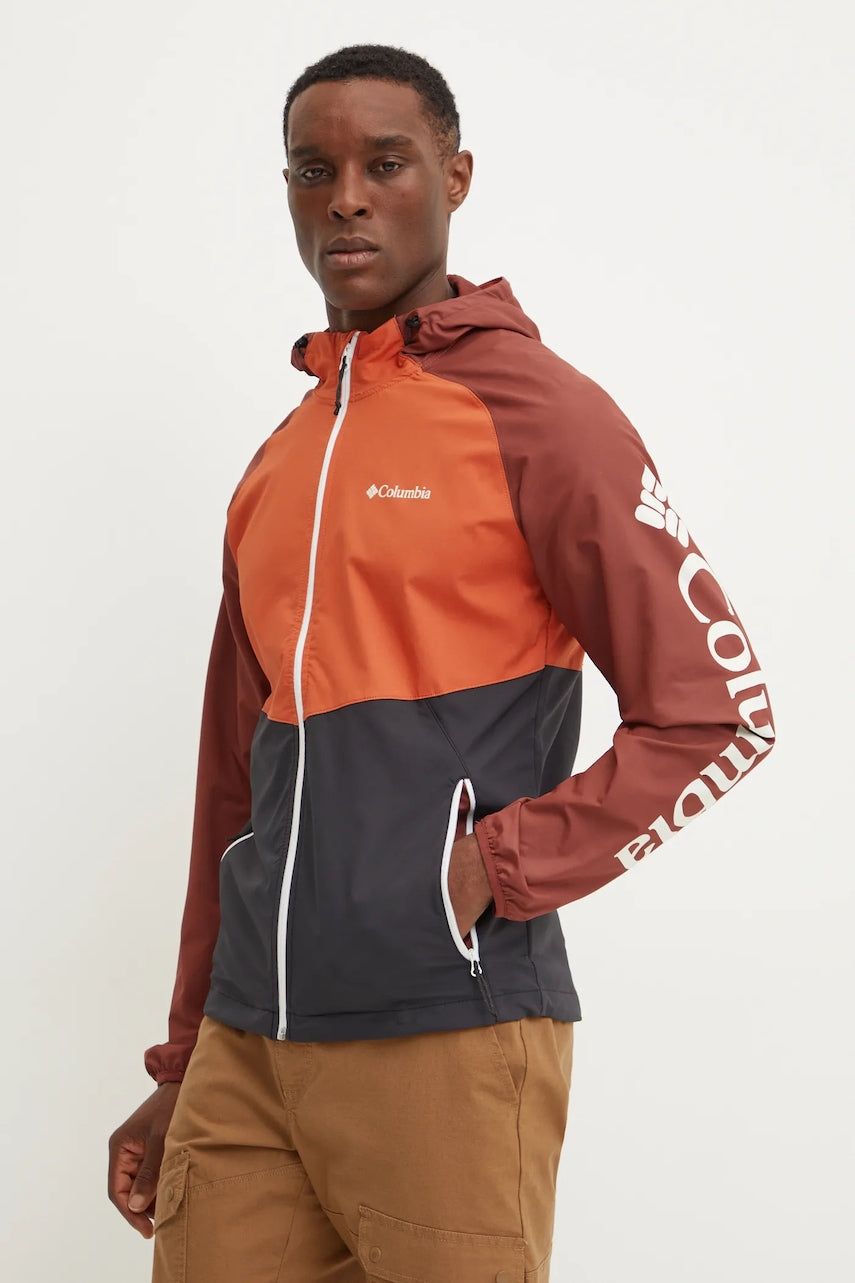 Outdoor jakna Columbia Panther Creek boja: narančasta, 2140381