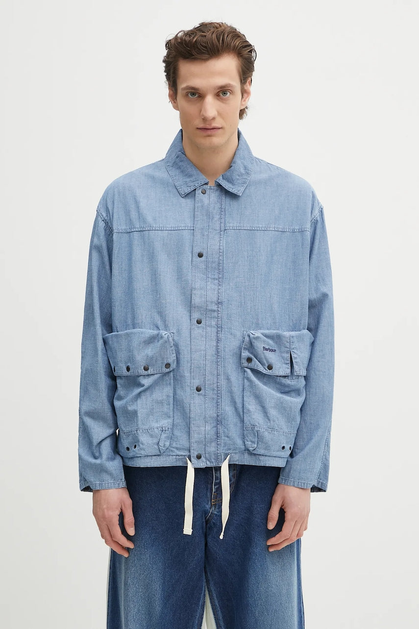 Lanena srajca Barbour Barbour Durham Chambray Casual Jacket MCA1038