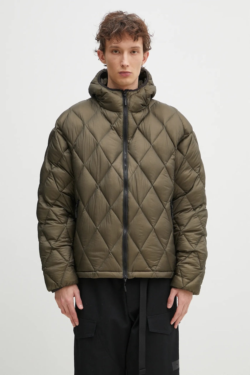 Pernata jakna MKI MIYUKI ZOKU Translucent Diamond Bubble boja: zelena, za zimu, TRANSLUCENT.DIAMOND.BU.