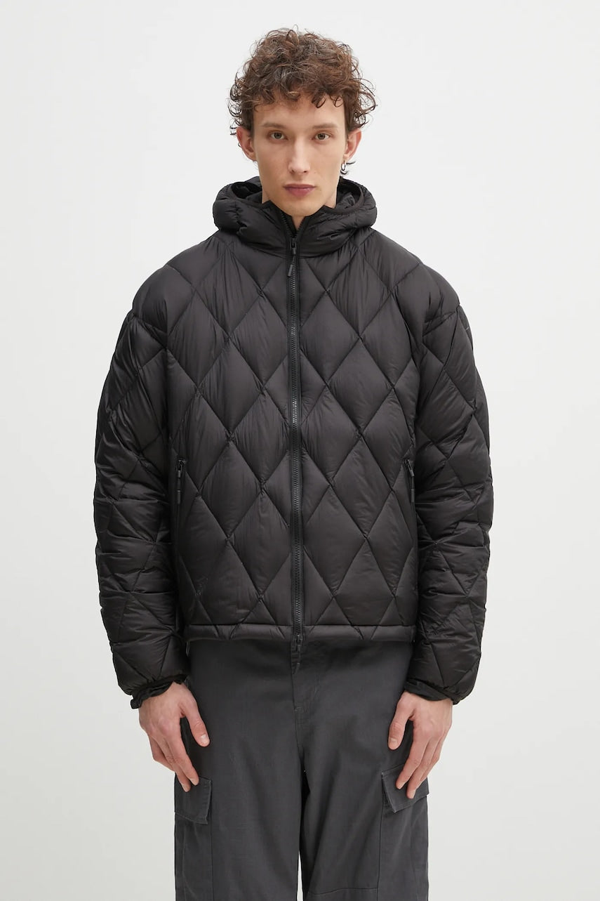 Pernata jakna MKI MIYUKI ZOKU Translucent Diamond Bubble boja: crna, za zimu, TRANSLUCENT.DIAMOND.BL