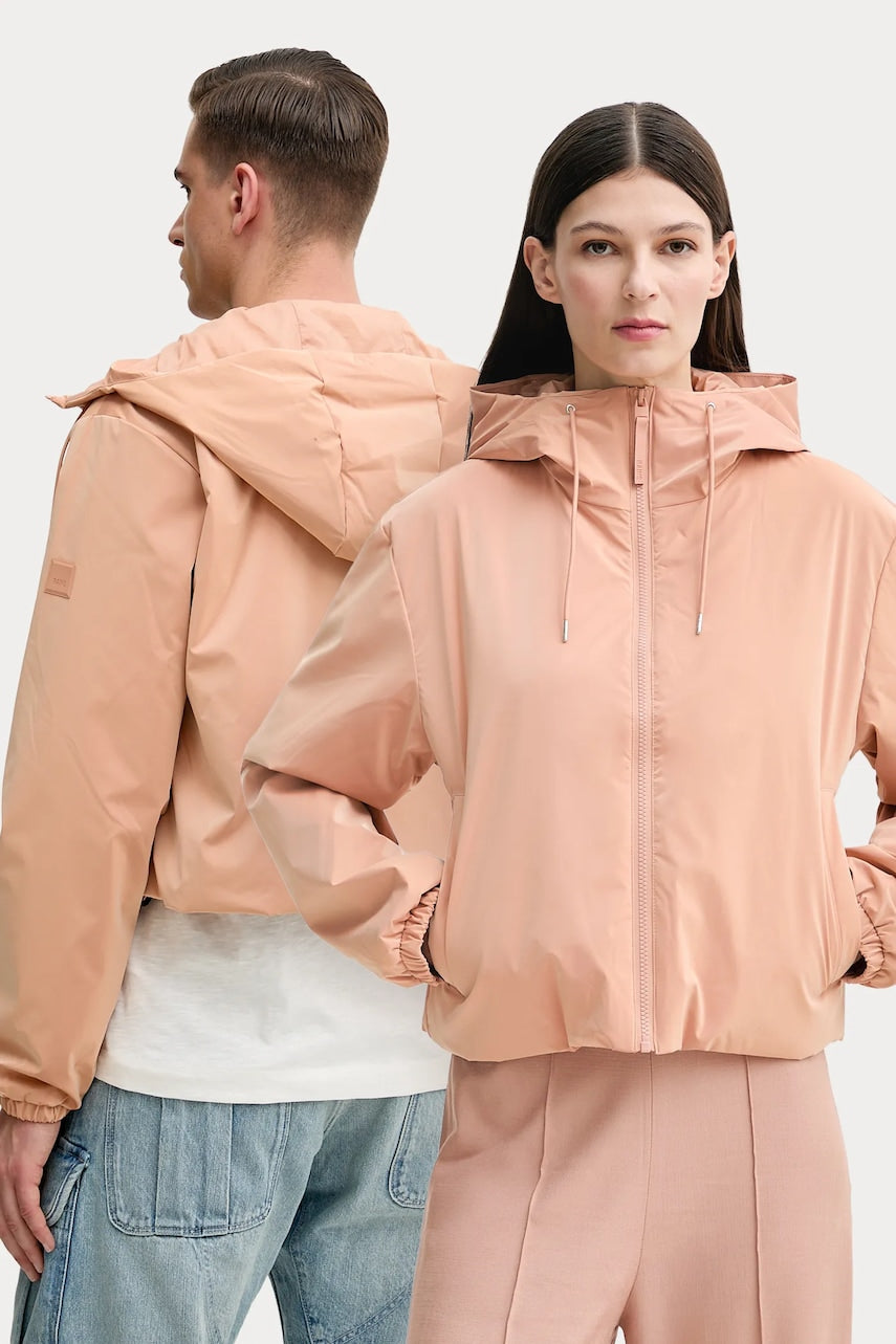 Jakna Rains Lohja Short Insulated Jacket W3T1 oranžna barva, 15780