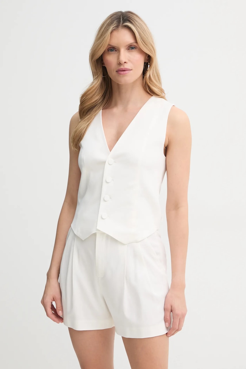 Telovnik s primesjo volne A.L.C. bela barva, 5TOPS01779