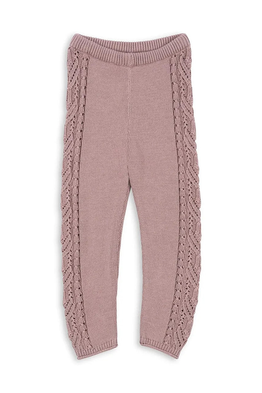 Dječje tajice Konges Sløjd CABBY PANTS GOTS GOTS boja: ružičasta, bez uzorka, KS102416