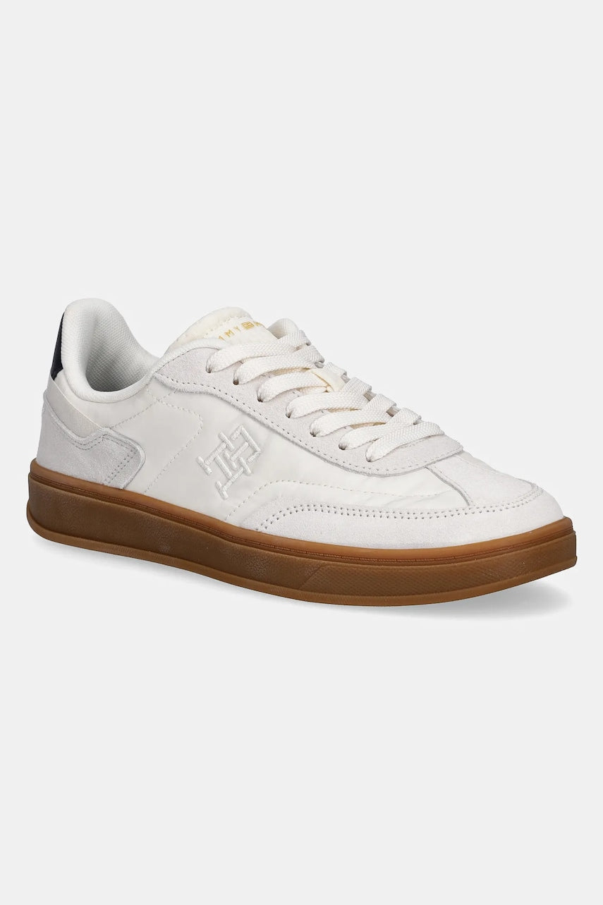 Tenisice Tommy Hilfiger TH HERITAGE SNEAKER za žene, boja: bijela, FW0FW08643