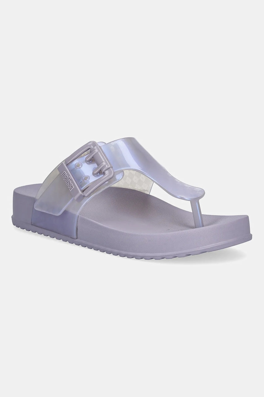Japanke Melissa MELISSA COZY FLIP FLOP AD za žene, boja: ljubičasta, ravni potplat, M 35933.BC915