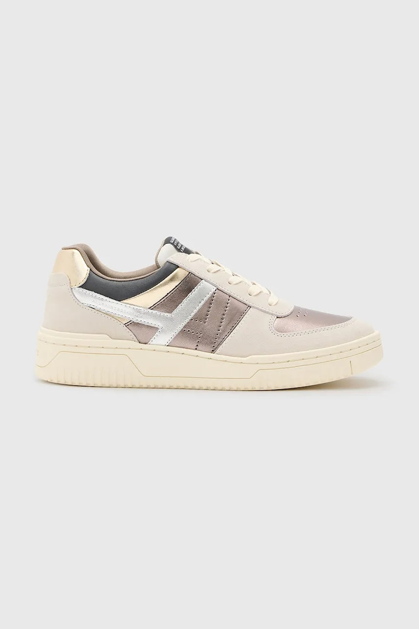 Kožne tenisice AllSaints Vix Suede Sneaker za žene, boja: bijela, W125FB