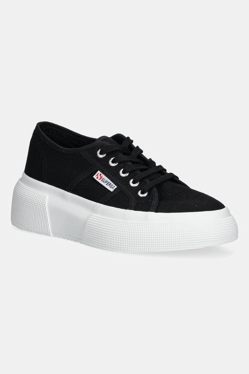 Teniske Superga BUBBLE črna barva, S2132LW