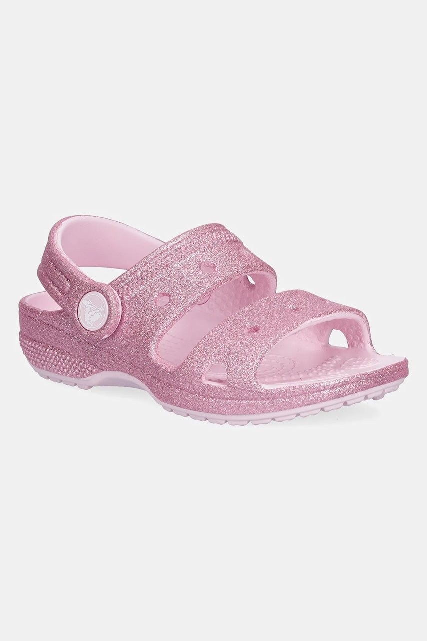 Sandale Crocs CLASSIC GLITTER SANDAL boja: ružičasta, 207983