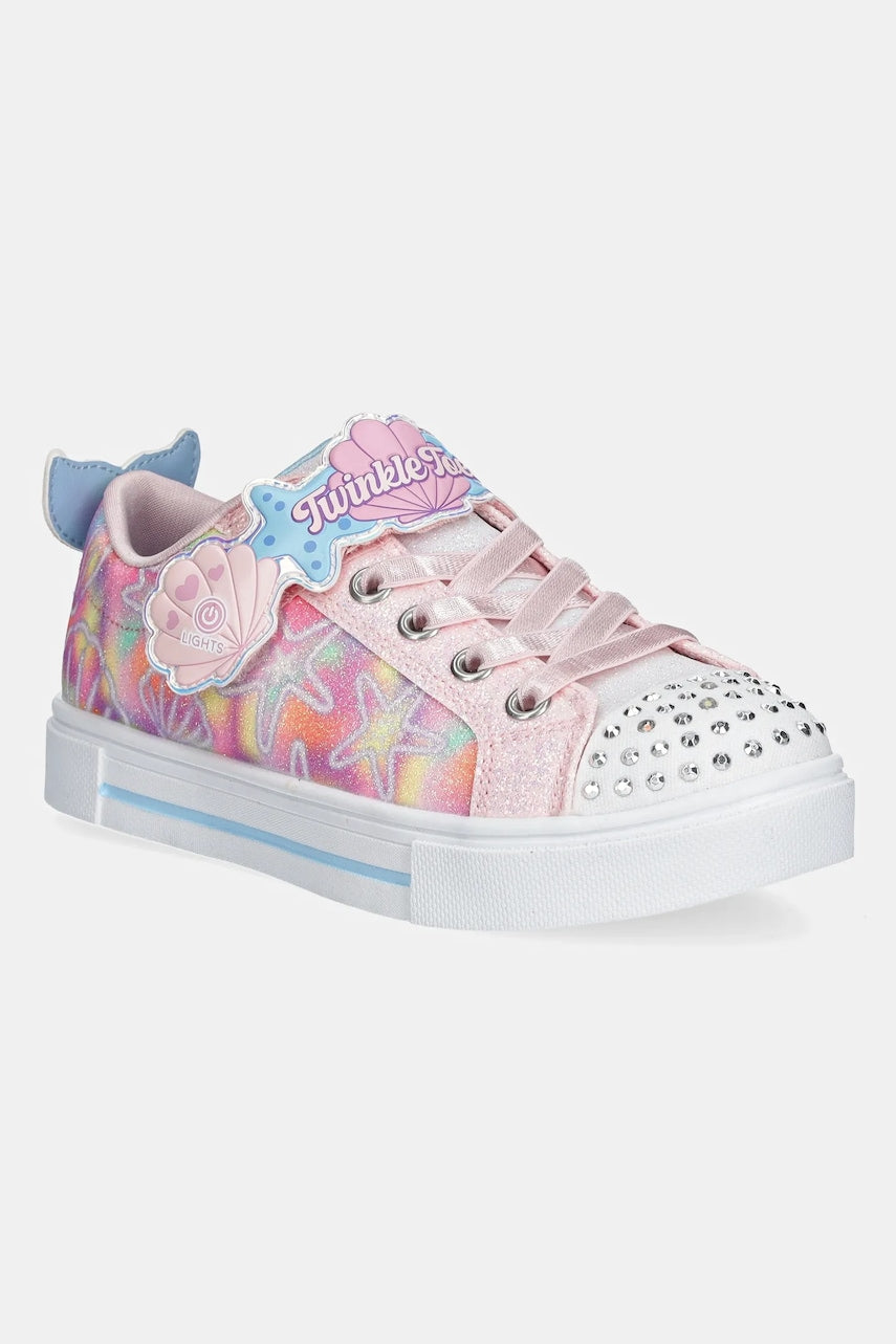 Otroške teniske Skechers TWINKLE SPARKS - UNDERWATER M roza barva, 314824L