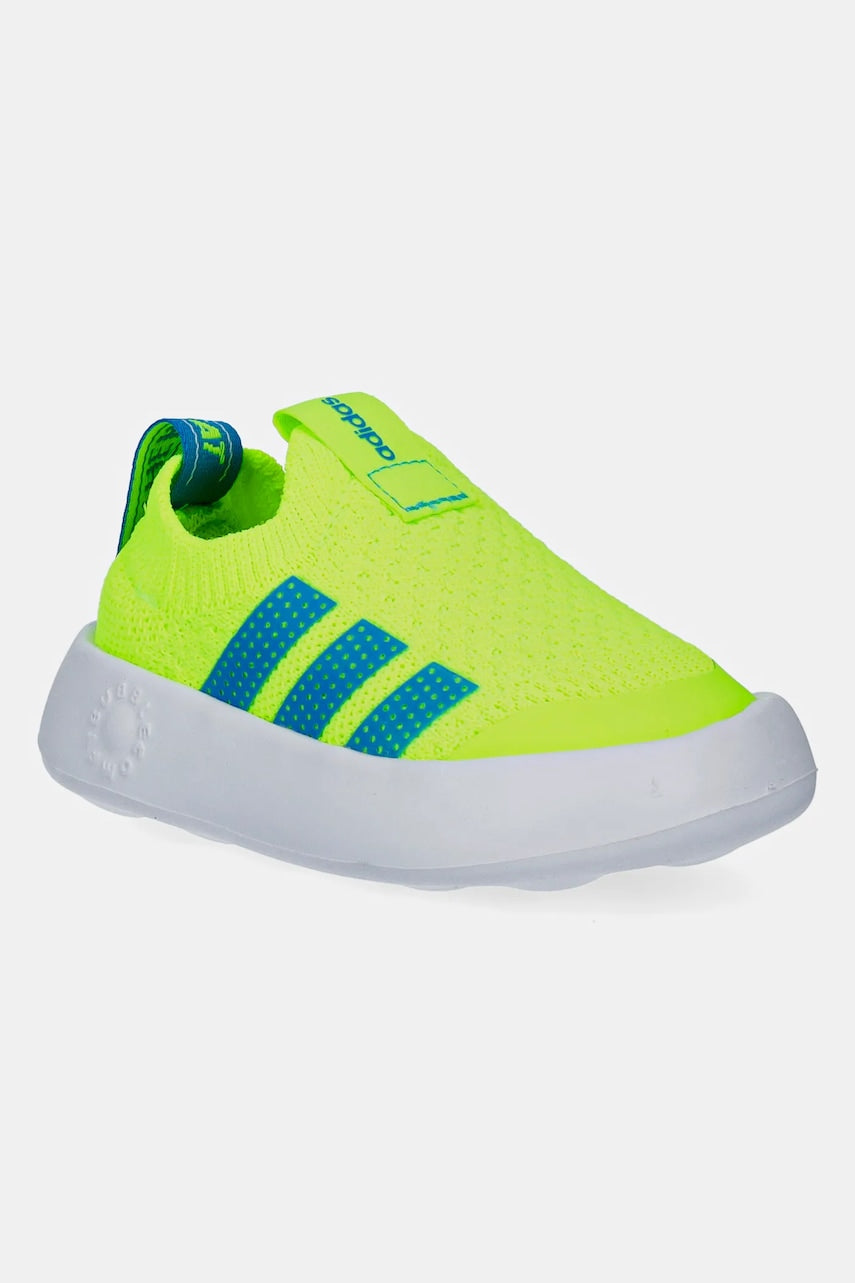 Otroške superge adidas BUBBLECOMFY zelena barva, JQ4802