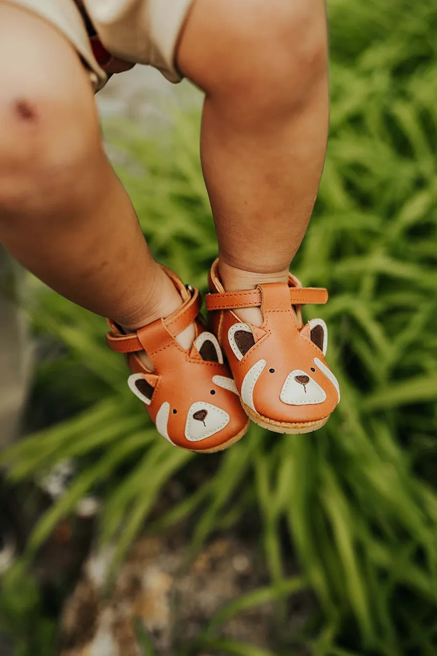 Kožne cipele za bebe Donsje Spark Special Shoes Red Panda boja: smeđa, 1003013