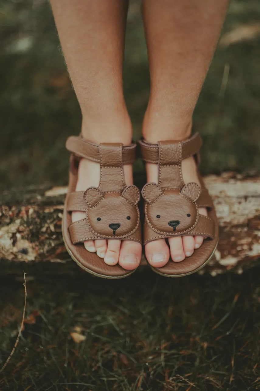 Dječje kožne sandale Donsje Dhalo Sandals Bear boja: smeđa, 2027701