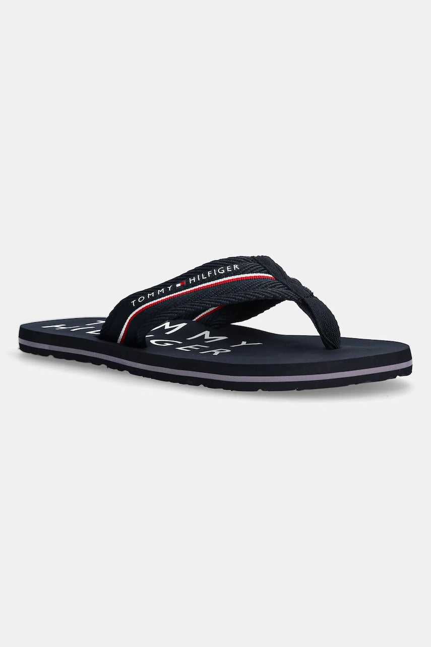 Japanke Tommy Hilfiger TOMMY HILFIGER WEB BEACH SANDAL za muškarce, boja: tamno plava, FM0FM05340