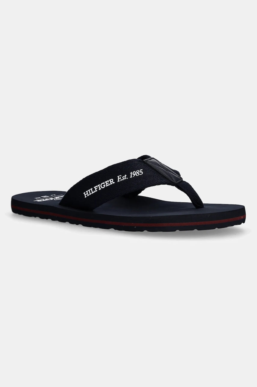 Japanke Tommy Hilfiger HILFIGER 85 BEACH SANDAL za muškarce, boja: tamno plava, FM0FM05339
