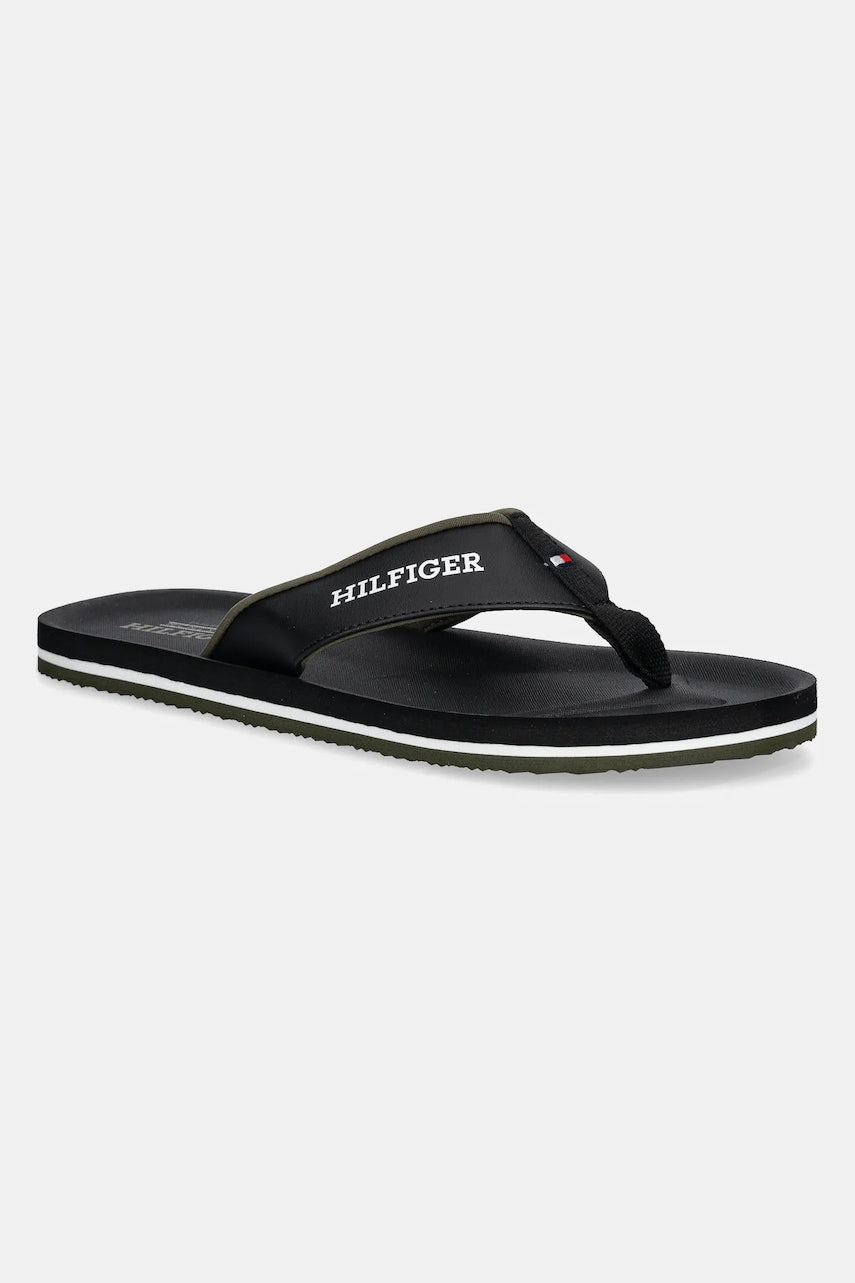 Japanke Tommy Hilfiger PADDED COMFORT HILFIGER B SANDAL za muškarce, boja: crna, FM0FM05440