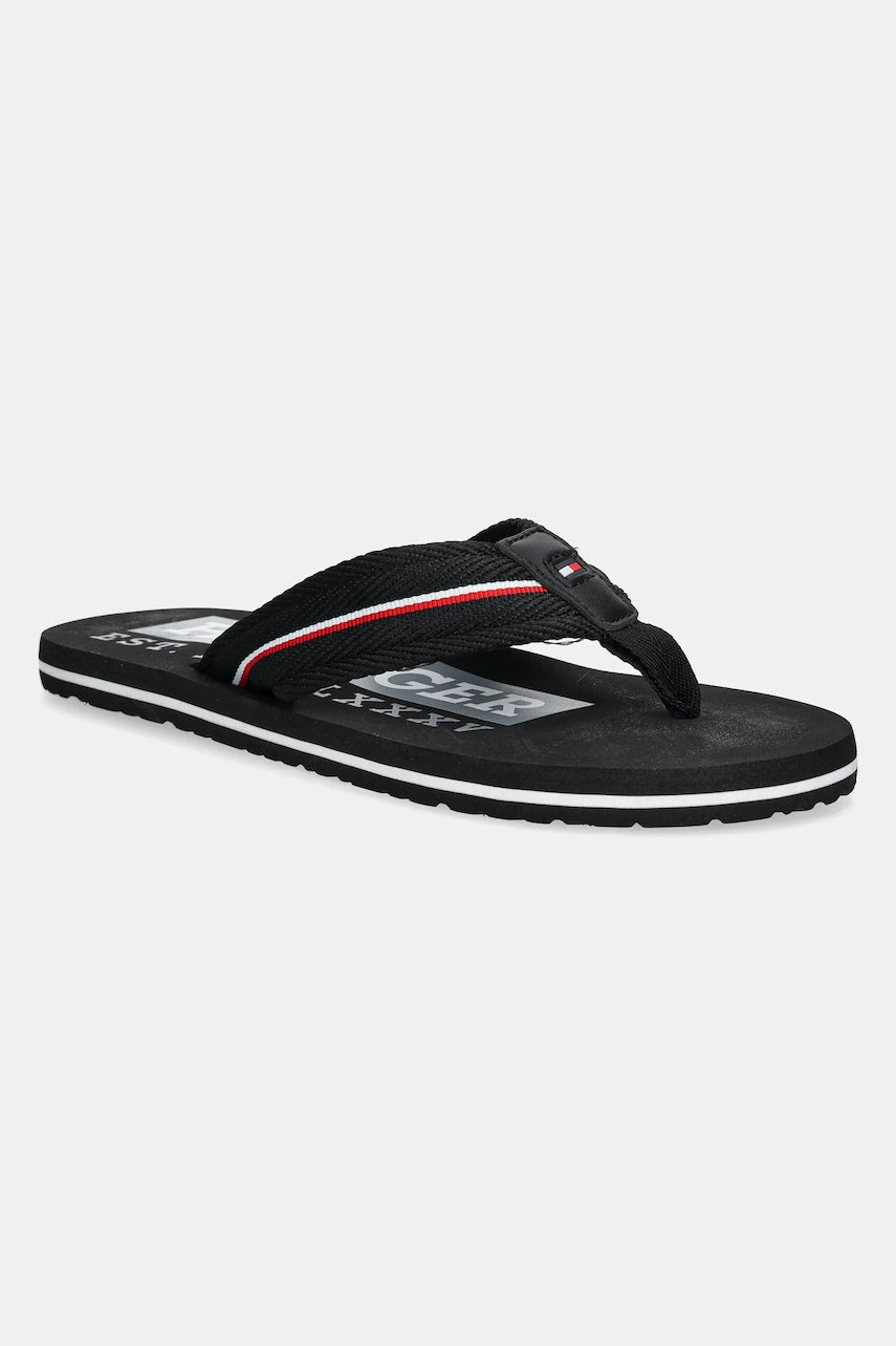 Japanke Tommy Hilfiger CORPORATE HILFIGER BEACH SANDAL za muškarce, boja: crna, FM0FM05436