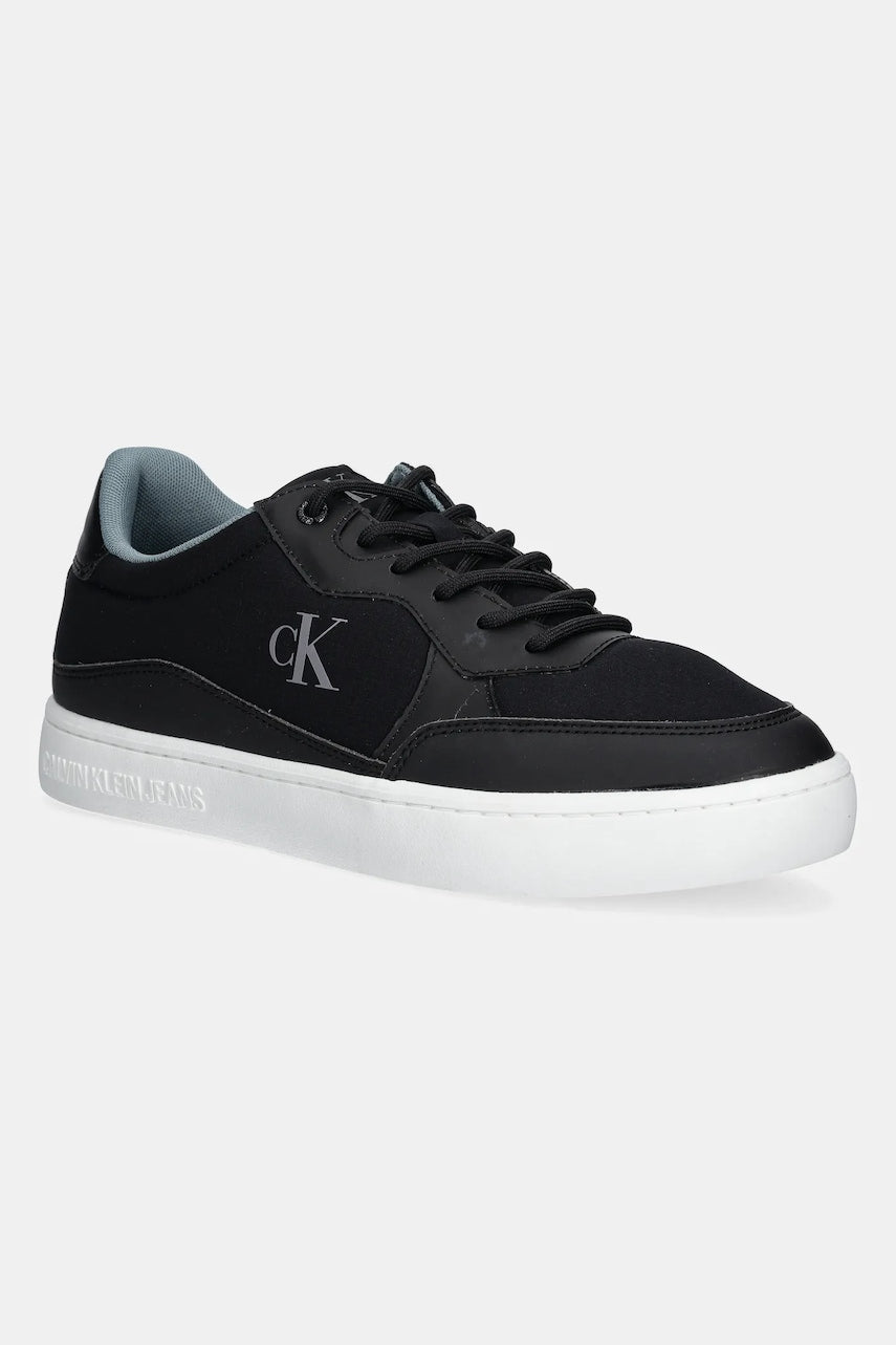 Superge Calvin Klein Jeans CLASSIC CUPSOLE TECH RIPSTOP moške, črna barva, YM0YM01202