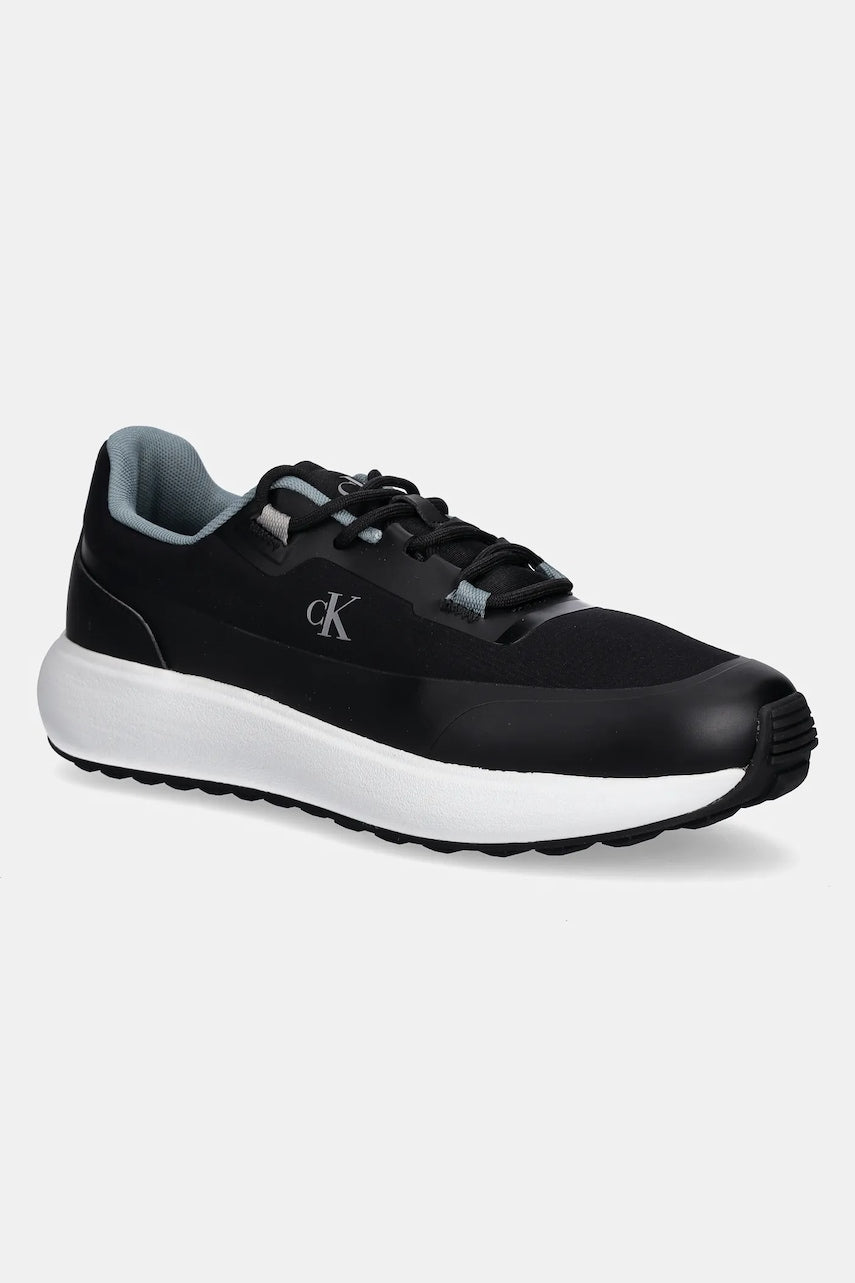 Superge Calvin Klein Jeans ATHLEISURE RUNNER TECH RIPSTOP moške, črna barva, YM0YM01205