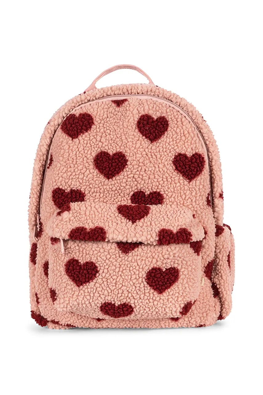 Otroški nahrbtnik Konges Sløjd JODY TEDDY BACKPACK GRS roza barva, KS102604