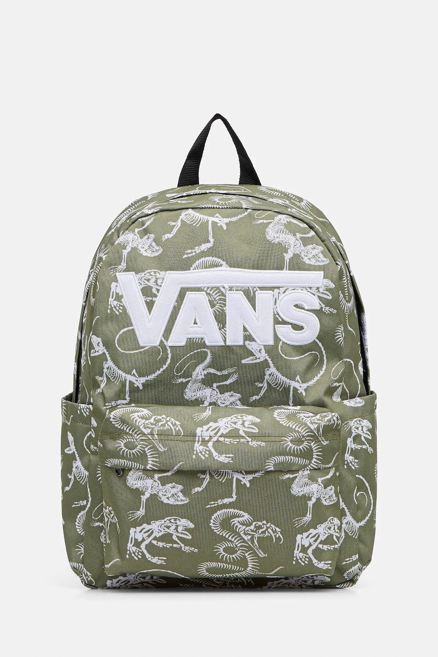 Dječji ruksak Vans Old Skool Grom Backpack boja: zelena, veliki, s uzorkom, VN000H56CBO1