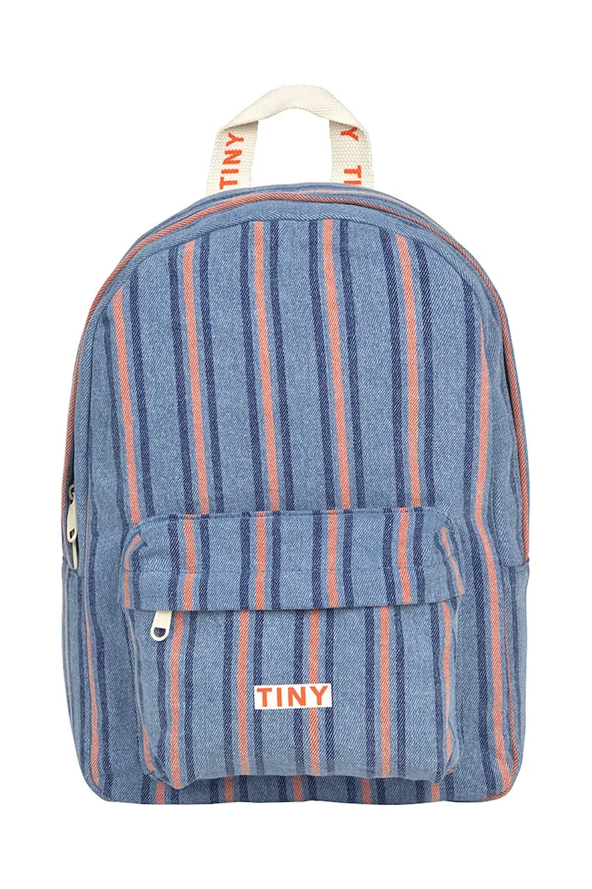 Otroški nahrbtnik Tinycottons STRIPES DENIM BACKPACK SS25-398
