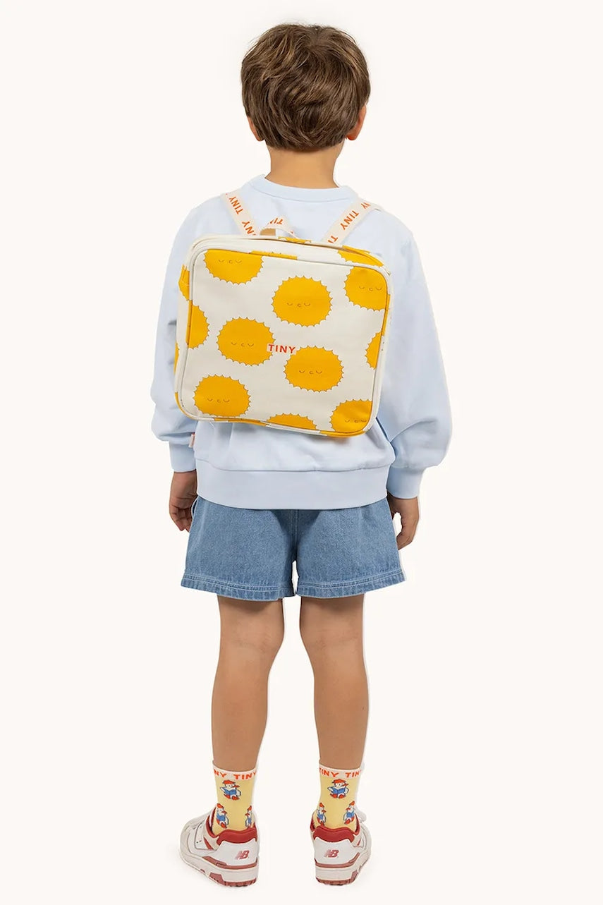 Otroški nahrbtnik Tinycottons SUN TODDLER BACKPACK bež barva, SS25-402