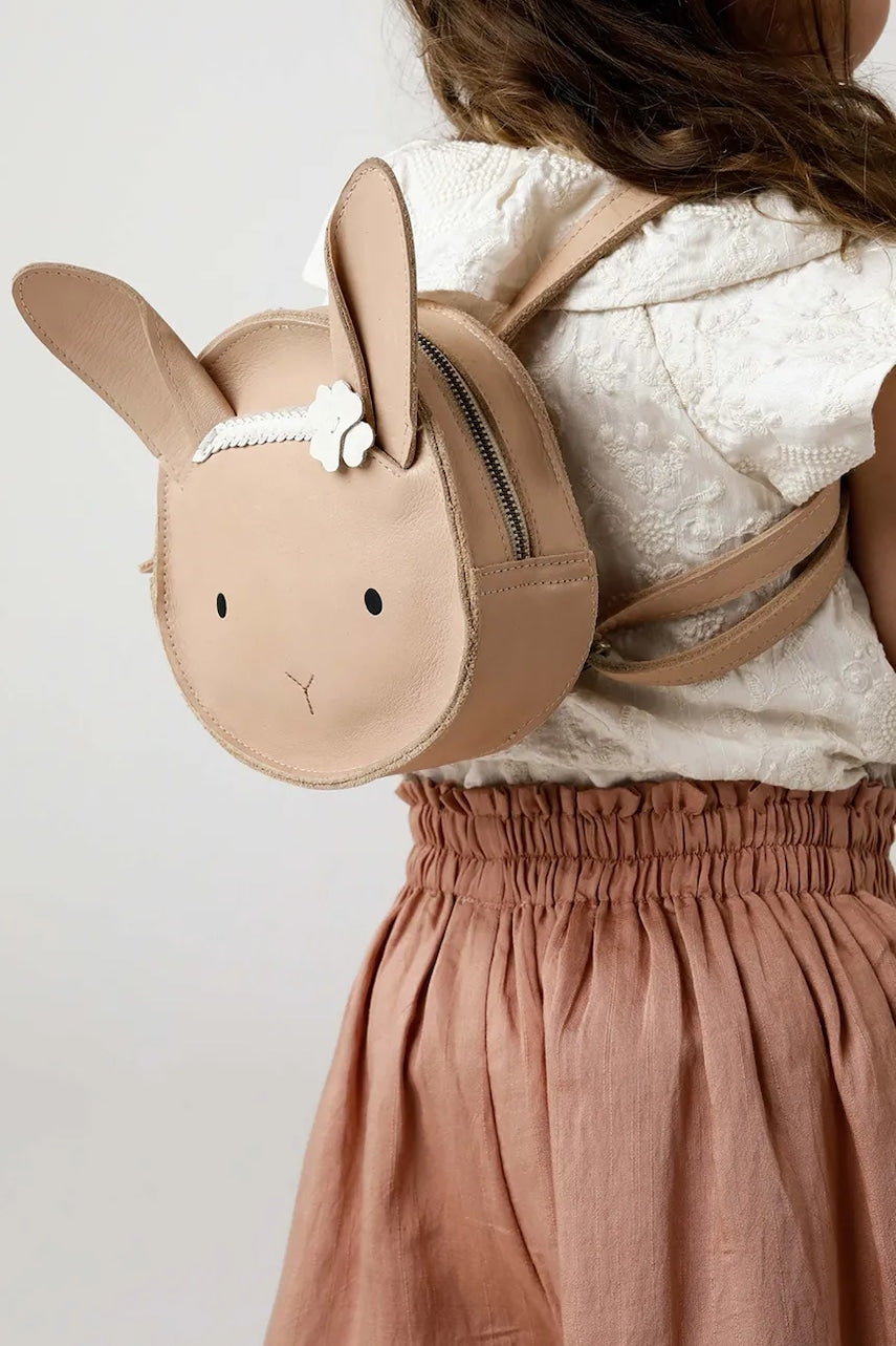 Dječji kožni ruksak Donsje Stelloux Backpack Bride boja: bež, mali, 5521201