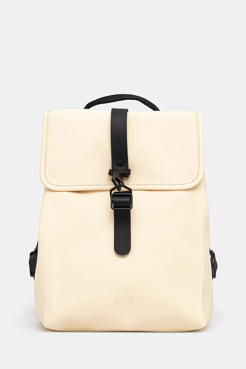 Ruksak Rains Bucket Backpack W3 boja: žuta, mali, bez uzorka, 13040