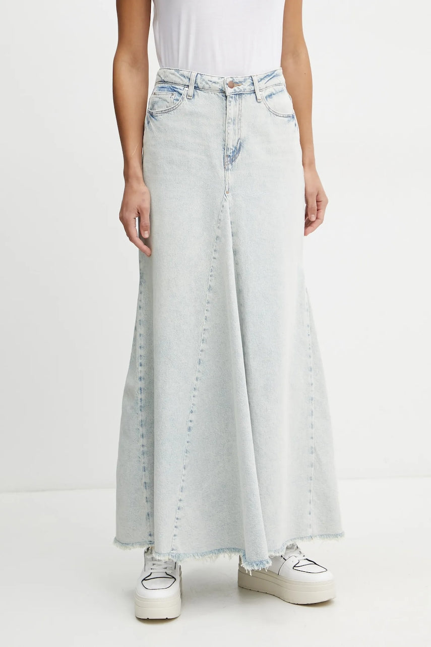 Traper suknja Guess PANELED maxi, širi se prema dolje, W5RD95 D5LQ1