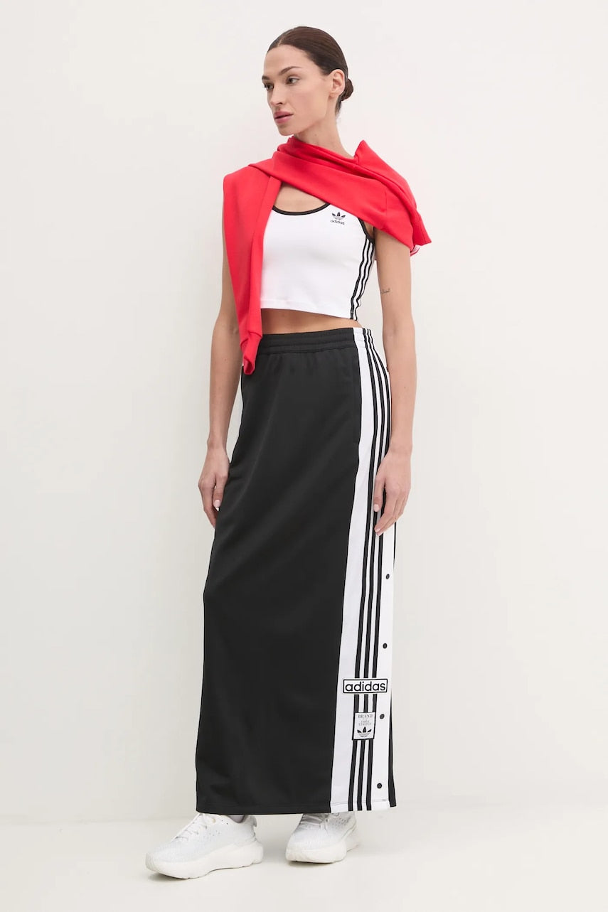 Krilo adidas Originals Adibreak Adicolor Maxi Skirt črna barva, JD0923