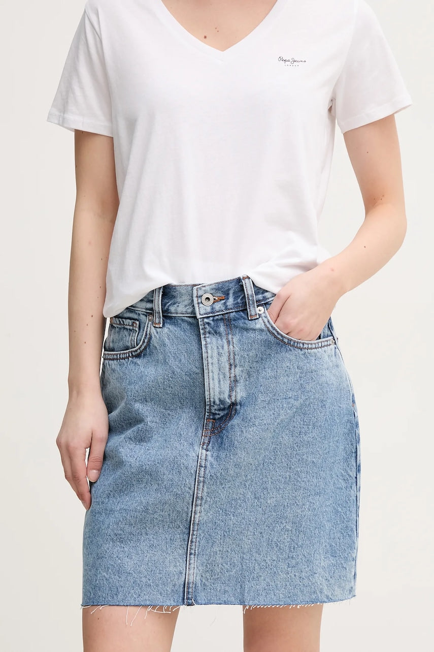 Jeans krilo Pepe Jeans MINI SKIRT HW PL901124NC9