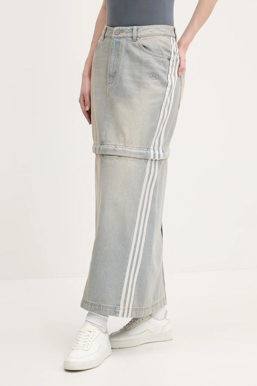 Jeans krilo adidas Originals DENIM ZIP SKIRT JX9215