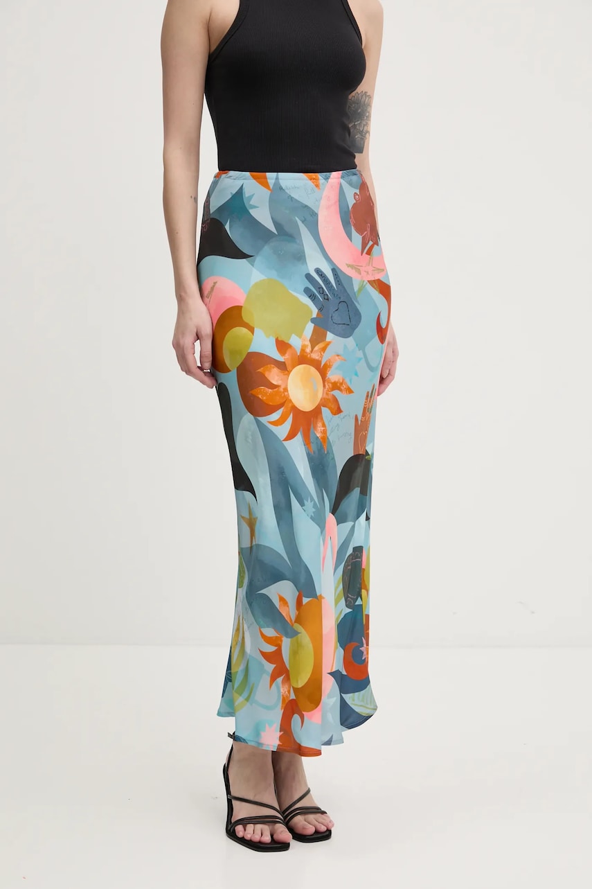 Suknja Never Fully Dressed Balearic Dorris maxi, ravna, NFDSK633