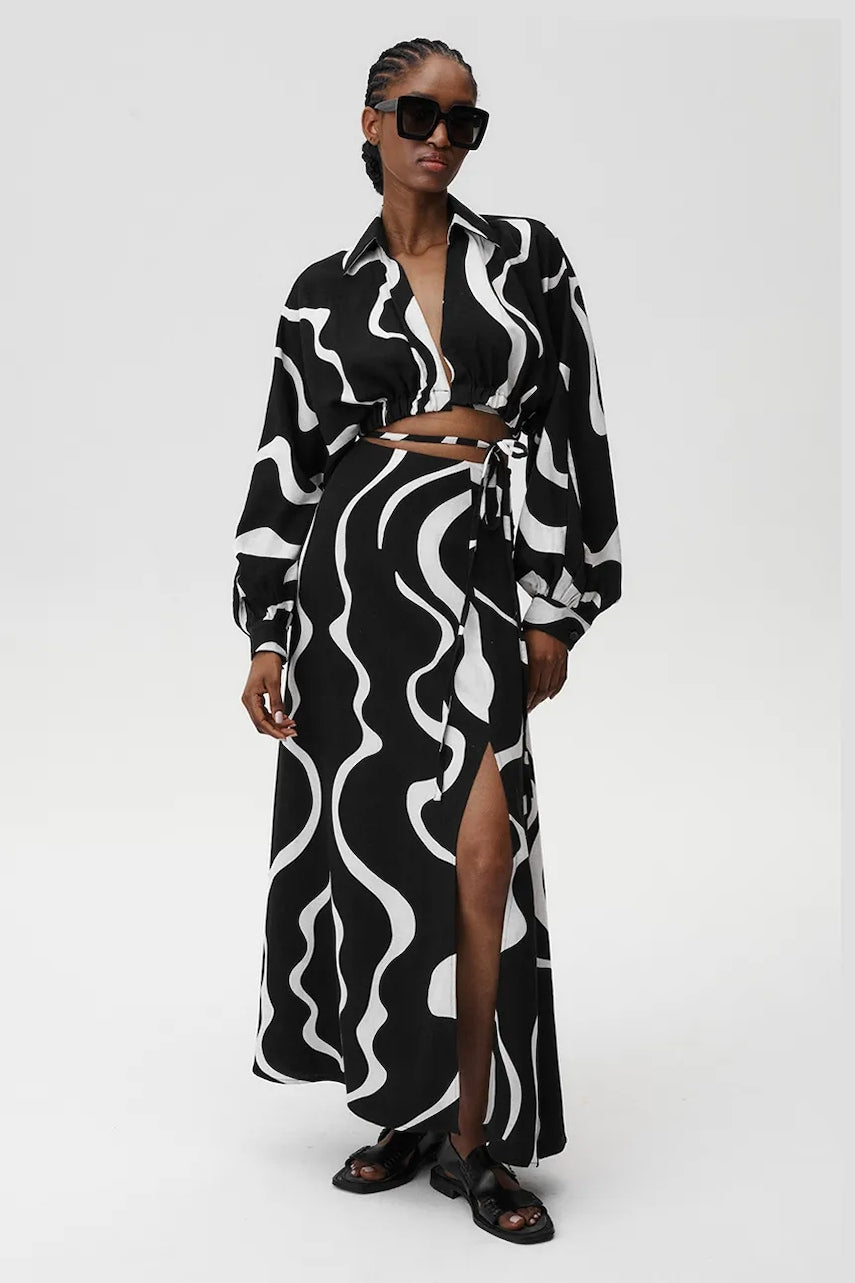 Laneno krilo Undress Code Athena Skirt 904