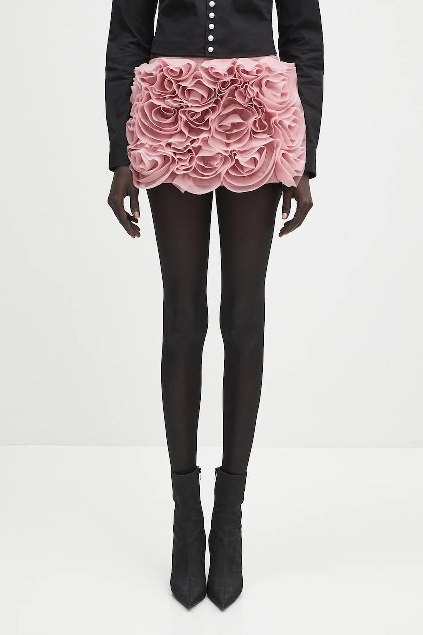 Krilo s primesjo volne AMBUSH Rose Skirt roza barva, 12115389