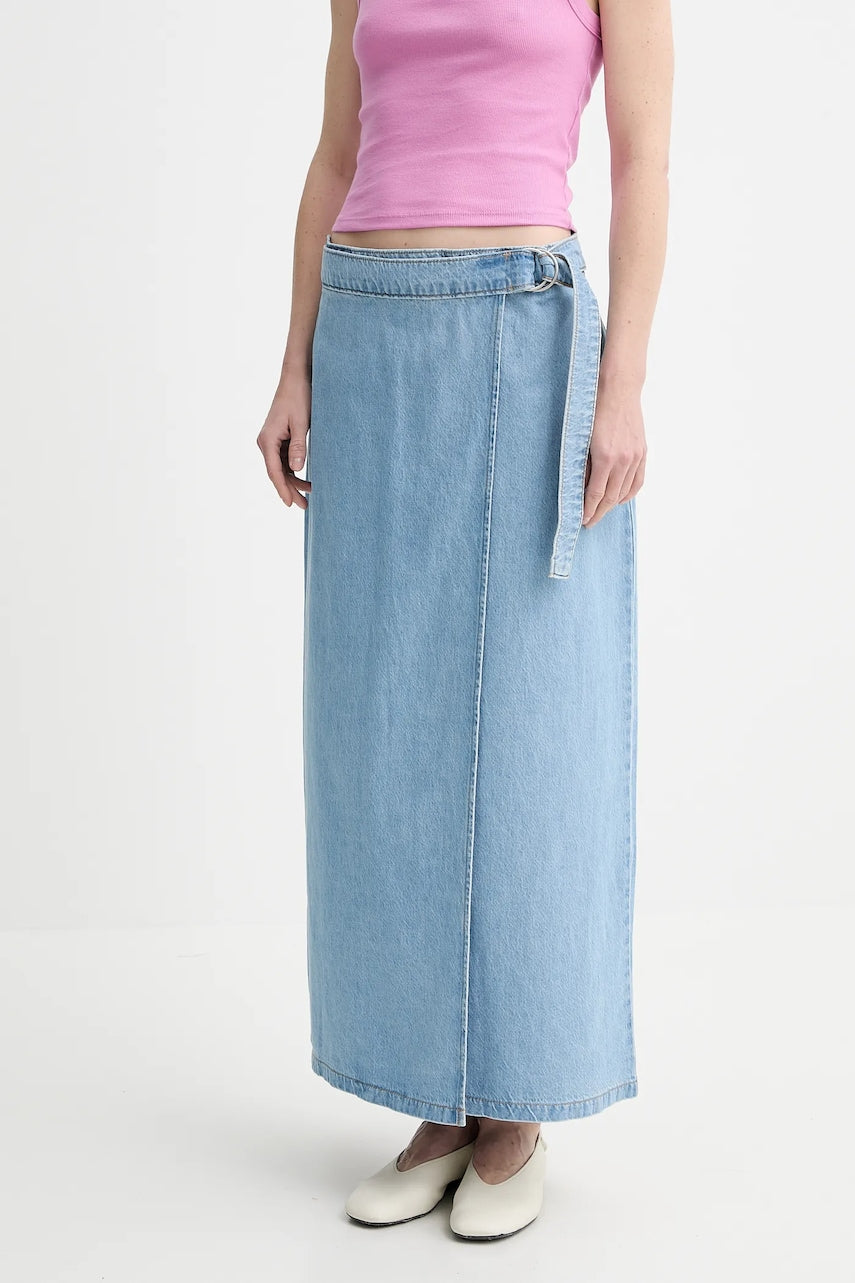 Jeans krilo Levi's COLUMN WRAP SKIRT 001VG