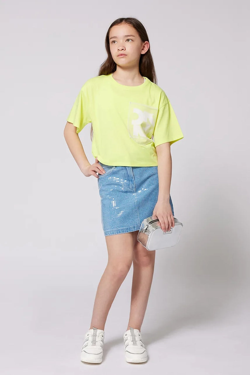 Otroško krilo iz jeansa Dkny D62259