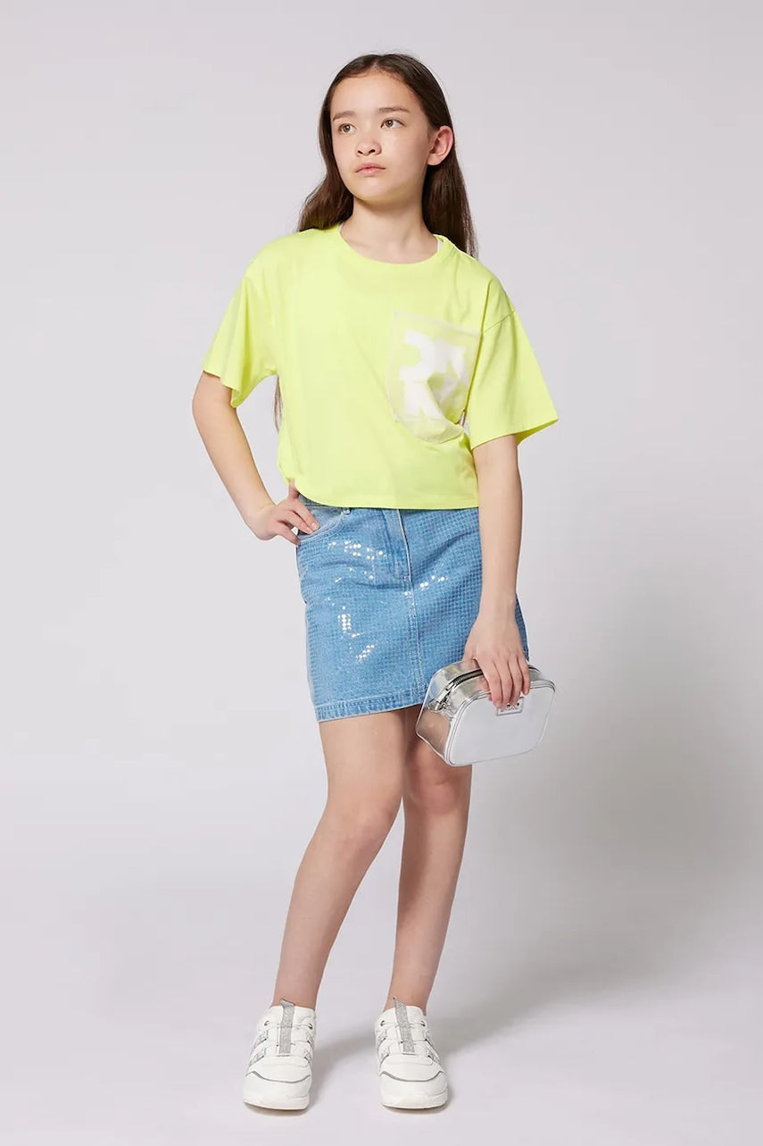 Otroško krilo iz jeansa Dkny D62259