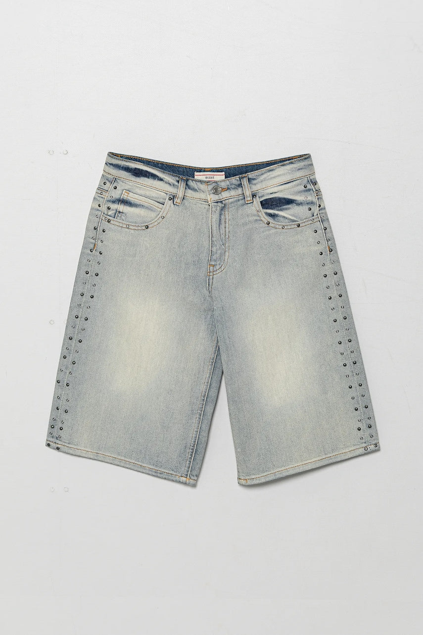 Otroške kratke hlače iz jeansa Guess siva barva, J5GD09 D45E0