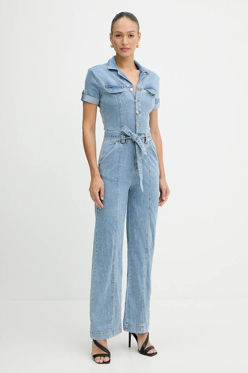 Kombinezon iz jeansa Guess PARKER W5GD1B D5O90